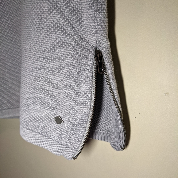 ONLY & SONS GREY HALF ZIP-UP MENS SWEATSHIRT - Picture 8 of 8